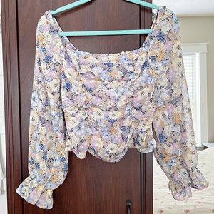 Chiffon Floral Printed Top